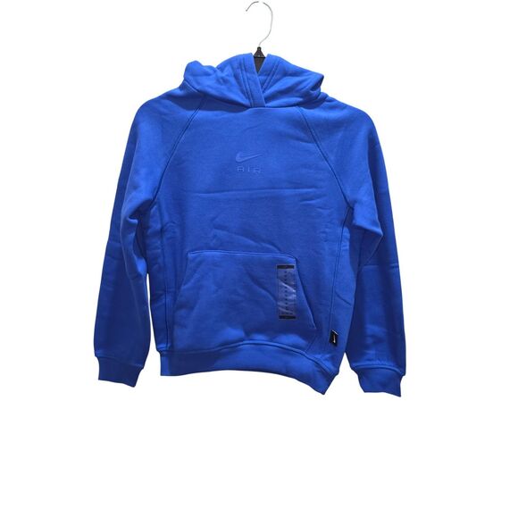 Nike Air Unisex Hoodie Size M Blue Pullover Sweatshirt Kangaroo Pocket NWT - Picture 6 of 14